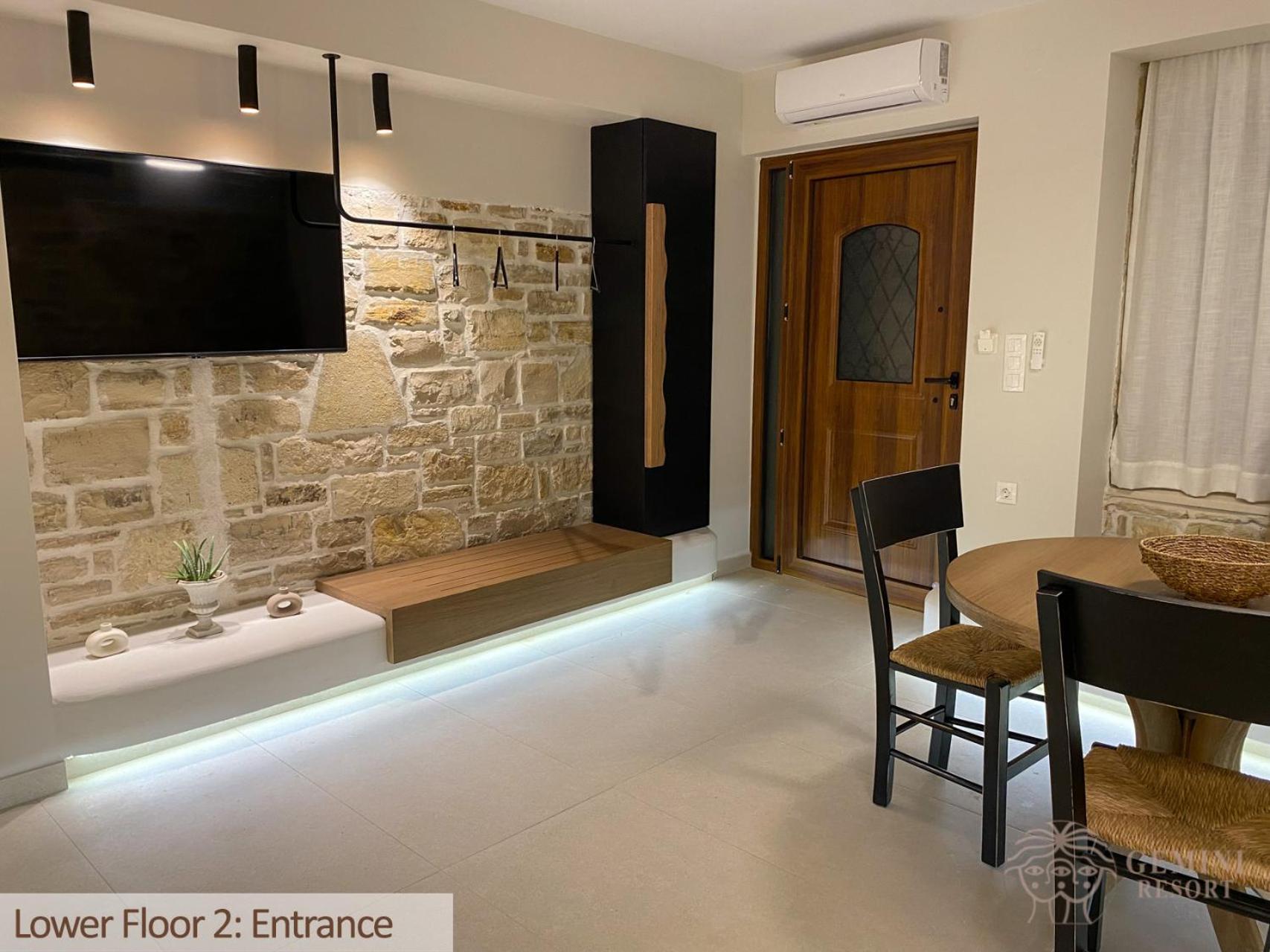 Gemini Resort With Private Pool And Sea View Kalamaki  Exterior photo