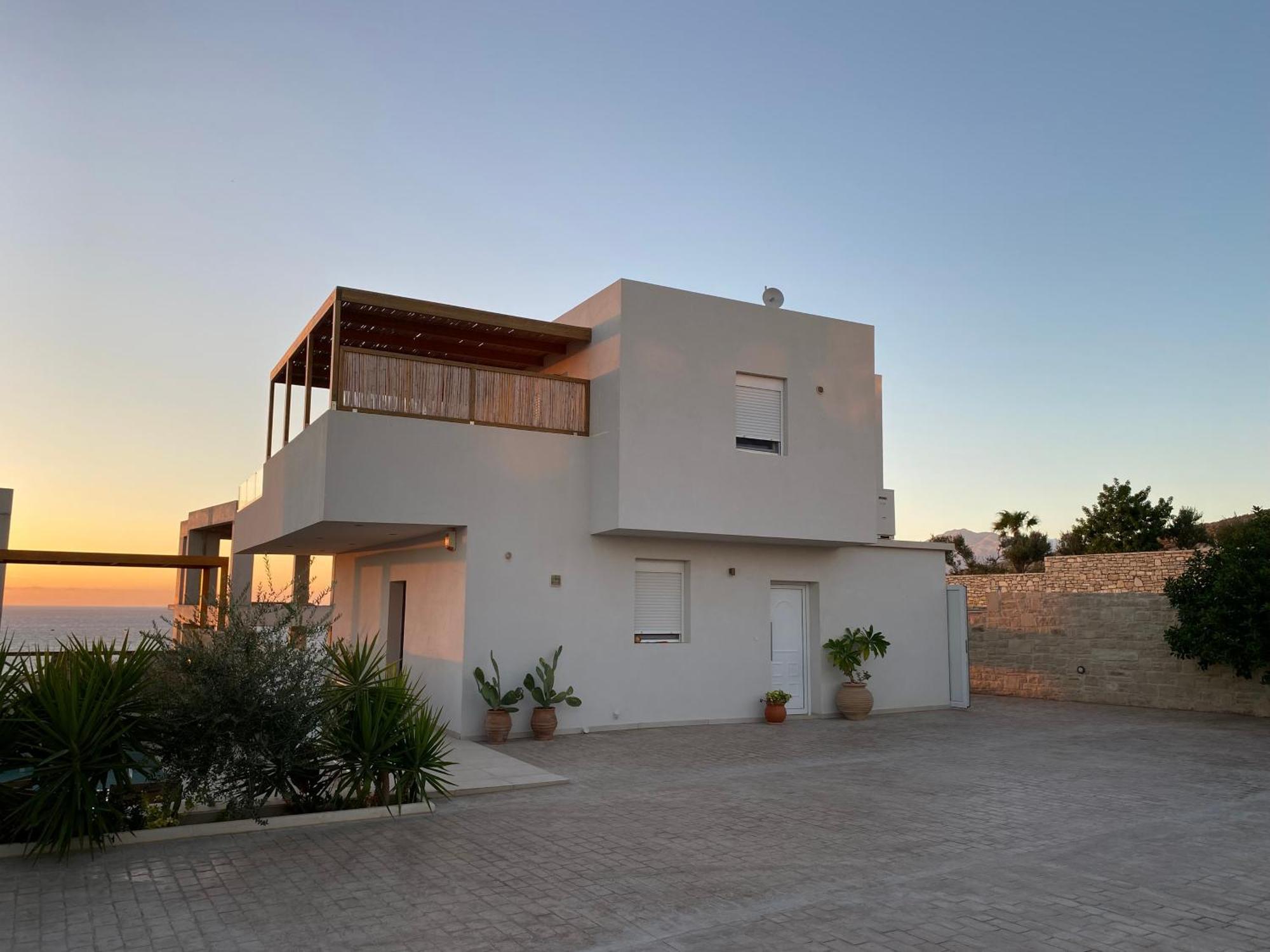 Gemini Resort With Private Pool And Sea View Kalamaki  Exterior photo
